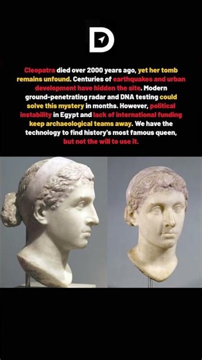 Where is Cleopatra Really Buried? #AncientEgypt #LostTomb #HistoryShorts