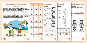 The Place Value Mystery of Lucy and the Litterbug Worksheets