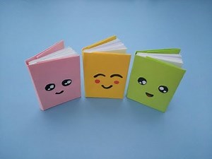 简单可爱的迷你笔记本折纸，看一遍就能学会，同学们都抢着要