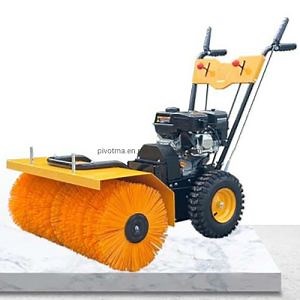 [Hot Item] New Design 6.5HP Gasoline Snow Sweeper Power Snow Broom