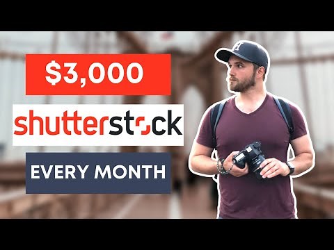 $3K/month PASSIVE INCOME—full strategy for Shutterstock, Pond5 (how to make money as a photographer)