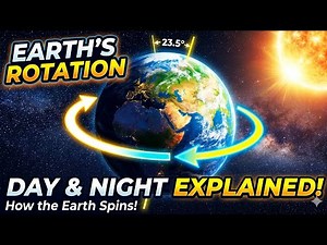 Earth’s Rotation Explained 🌍 | Day & Night | Speed, Axis & Amazing Facts