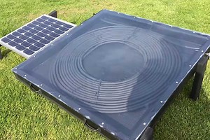 Il partage un tutoriel pour fabriquer un chauffe-eau solaire de piscine très abordable