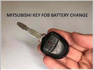 How to replace the key battery of the Mitsubishi L200