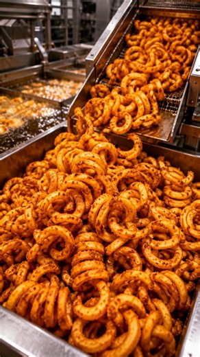 Factory-Made Curly Fries 🤯