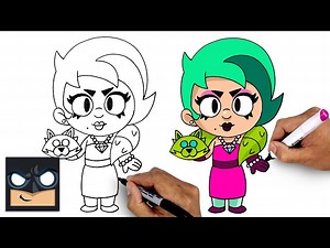 How To Draw Lola | Brawl Stars (Draw & Color) - Videos For Kids