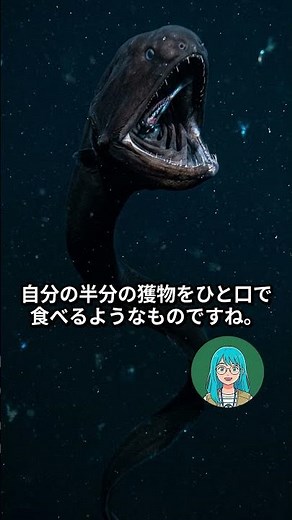 [Deep-Sea Predator] The Pelican Eel's Incredible Mouth! Swallows Huge Prey Whole🤯 #PelicanEel #De...