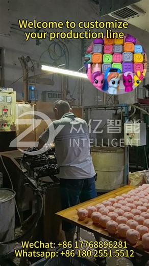 How do PVC rotational molding machines produce PVC toys?