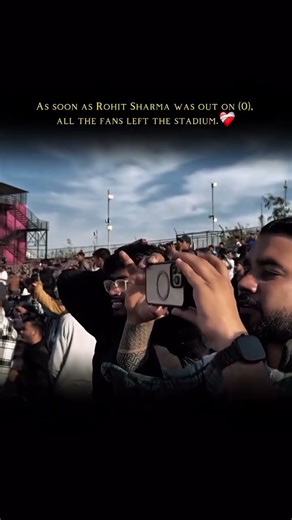 Rohit Sharma out on 0… and the stadium went silent 😶🔥 Hitman craze is unreal! #rohitsharma #ipl