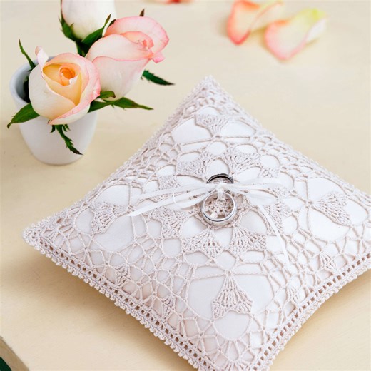 Wedding ring pillow pattern free | Honestweddingadvice.com