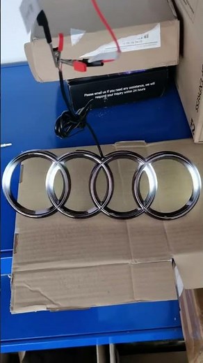 Dynamic Audi LED Light Up Emblem: Exclusive Look