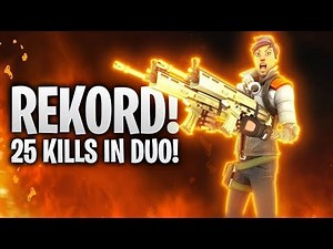 REKORD! 25 KILLS ZERSTÖRUNG in DUO! 🔥 | Fortnite: Battle Royale