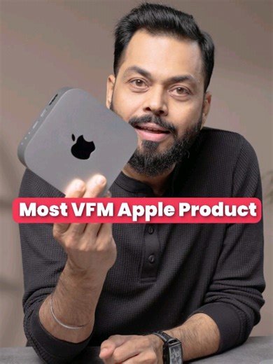 Sabse Zyada Paisa Vasool Apple Gadget 😯⚡ This is the most value for money Apple Gadget ever launched in India. Share this with PC gamers and video editors they'll love it 😉👉⚡ #apple #macmini #m4chip #newtech