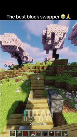 This might be the best Minecraft block swapper! #minecraft