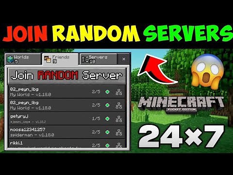 How to Join minecraft random server | find a random server ip and port in minecraft 1.21+