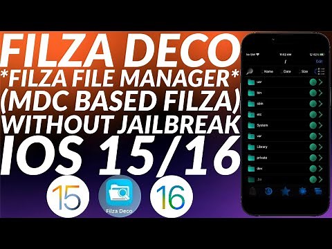 Install & use Filza Deco iOS 15/16 Without Jailbreak | Filza File Manager No Jailbreak | Full Guide