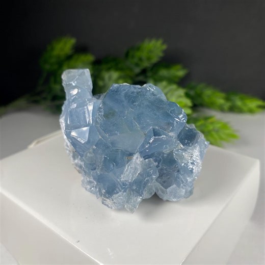 Celestite Crystal Geode From Madagascar, 185 Grams, No 365 - Etsy
