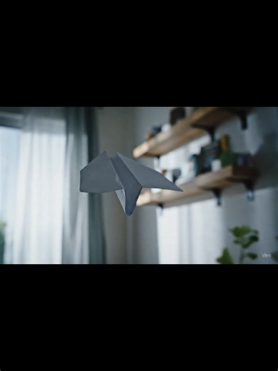 POV: Life as a Paper Plane – I Was Flying Fine Until the Landing #asmr #flying #pov #cinematic #ai