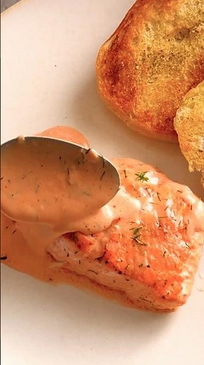 Lachs-Sahne-Gratin, einfach! Das ganze Video auf meinem Kanal
