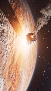 A large meteoroid crashing into Jupiter Surface #space #galaxy #StarsEverywhere #NASA #fblifestyle | Universe Wonders