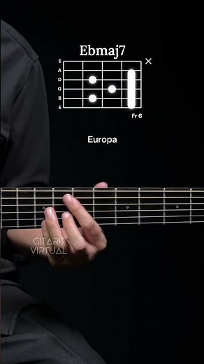 Santana - Europa lead chords #guitartutorial #guitarchords