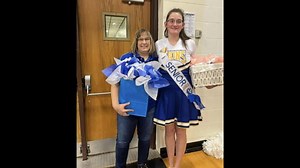 Nebraska high school cheerleader competes solo at state competition