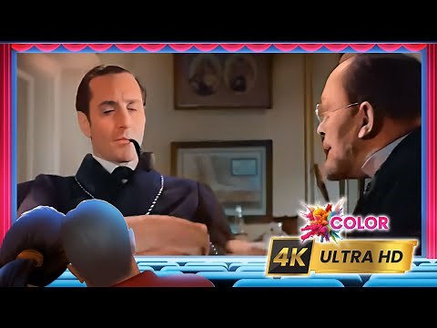 📽️ Sherlock Holmes - The Hound of the Baskervilles - 1939 - Basil Rathbone - Full COLOR Movie, 4k