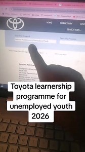 Seta Toyota Learnerships Intake 2026 Toyota is inviting all unemployed SA youth aged 18 – 35 to apply for their Learnership. | SETA Learnerships SA