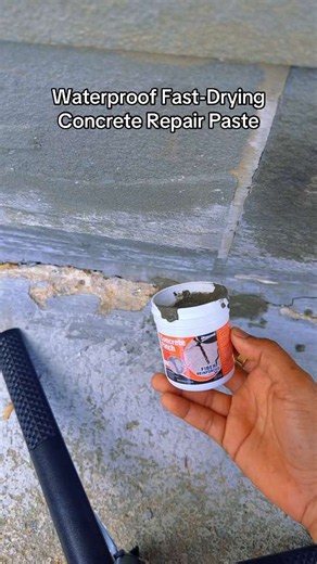 Waterproof Fast-Drying Concrete Repair Paste #concrete #repair #paste #wallcrack #tiktokshopcreatorpicks