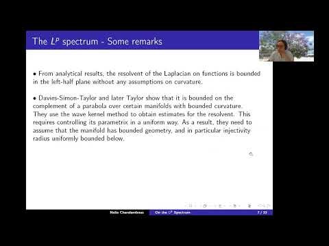 Nelia Charalambous - On the $L^p$ spectrum