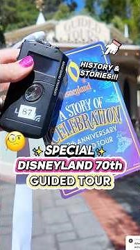 SPECIAL Disneyland Guided Tour! 😮✨(70th Anniversary Park Activities)