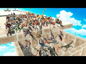 LOS ANIMALES EN EL DESAFIO DEL POZO IMPOSIBLE | ANIMAL REVOLT BATTLE SIMULATOR