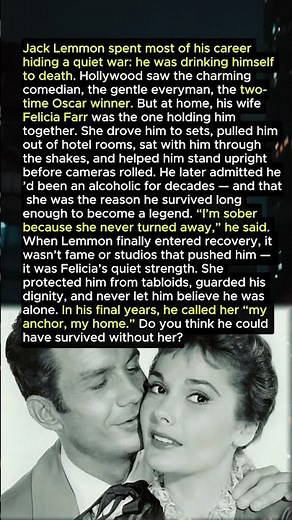The Love Story That Saved Jack Lemmon From Himself