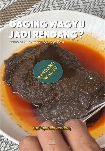 Nikmati Rendang Wagyu di Kahyangan by Pagi Sore