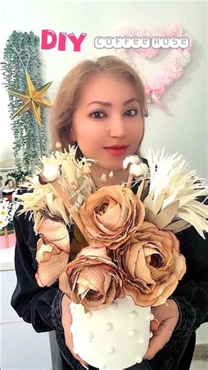 DIY Tissue Paper Rose 🌹 Easy Flower Craft