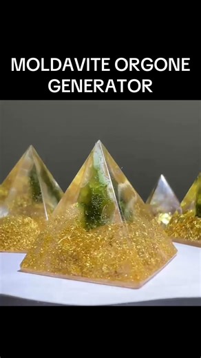 New Moldavite Orgone Generator ✨ #moldavite #crystals #jewellery