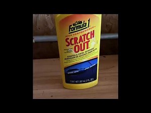 DIY scratch removal. Formula 1 Scratch Out