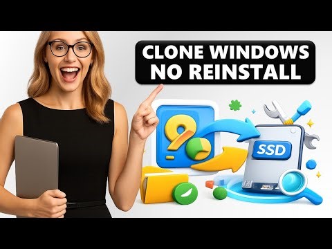 CLONE a WINDOWS Hard Drive - Easy Step by Step Tutorial