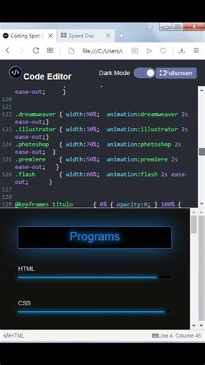 Skill Meter Responsive - Pure CSS #shorts
