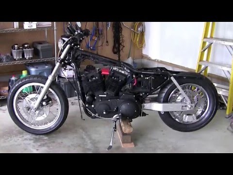 2002 Harley Sportster 90" Inch Mid-Build Review, Hammer Performance, Street/Race Engine and Chassis