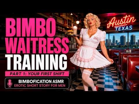 Diner Manager Trains You (Flirty ASMR Roleplay) | Bimbofication Story PT.1