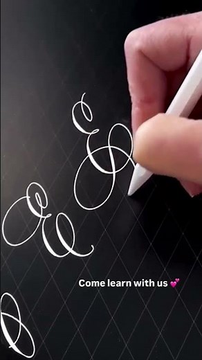 Learn Digital Calligraphy on iPad Using the Procreate App #procreateart #calligraphylettering