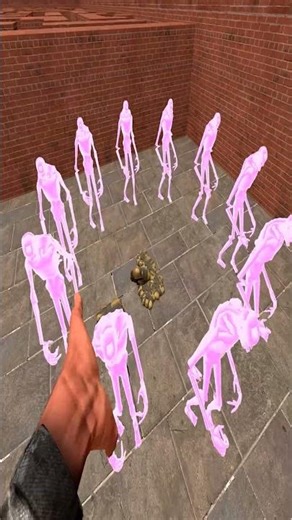 Green Scp-096 vs Pink Scp-096 #shorts #gmod