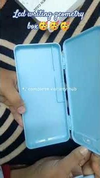 lcd writing geometry box 🥳✨📱#shorts #unboxing #stationery #trending #lcd #geometry