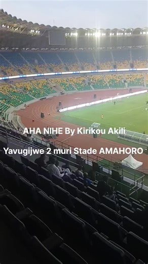 Fefe Fleury | Indirimbo ikunzwe cane y’Umurundi #AHA_NIHE ya @kirikou_akili k’umusi w’ejo uheze yavugijwe incuro zibiri muri Stade AMAHORO mu gihugu... | Instagram