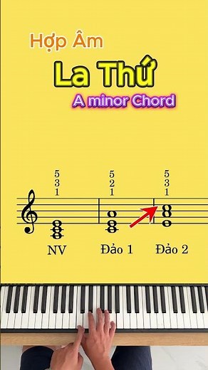 Cách bấm hợp âm La thứ (A minor) trên piano – Nốt đơn giản, âm buồn đầy cảm xúc