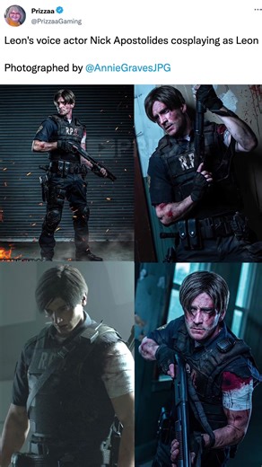 When Voice Actors Cosplay Their Own Characters #residentevil #residentevilrequiem