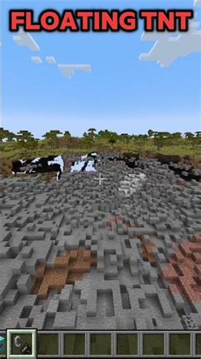 NEW FLOATING TNT | Minecraft TNT Experiment 1.21(mod) #shorts