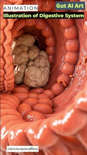Inside the Colon: How Your Body Forms Waste | Gut AI Art | 04