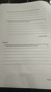 (4) Identify one benefit and one drawback of Command Line Inter... | Filo
